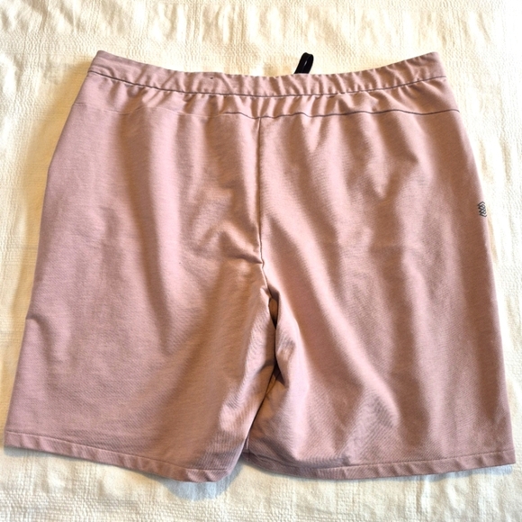 FLX Women's size 3X tall light purple athletic shorts, 2 zippered pockets VGUC - Picture 5 of 5